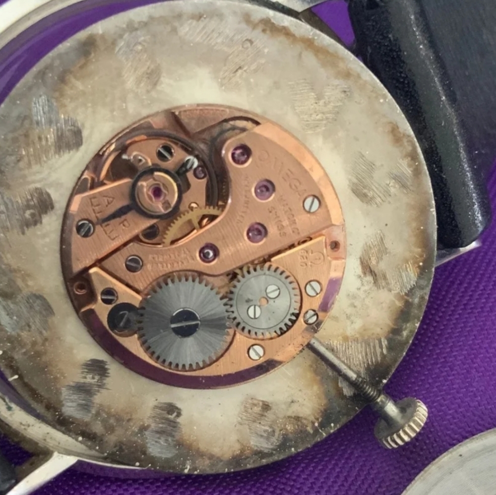 Omega 14k gold watch